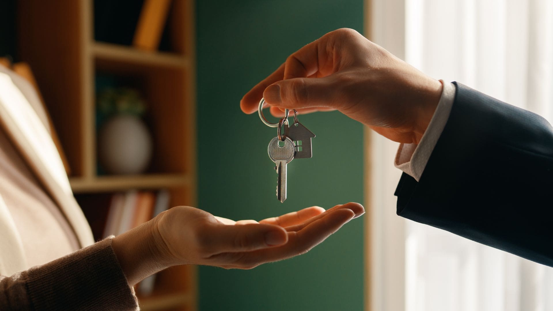 Agente inmobiliario gestionando el alquiler de un piso en Zaragoza